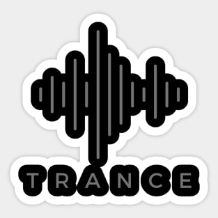 Trance Soundwave Sticker